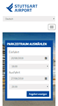 Mobile Screenshot of parken.flughafen-stuttgart.de