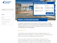 Tablet Screenshot of parken.flughafen-stuttgart.de